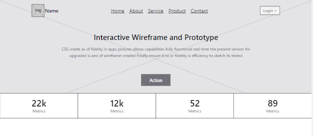 Interactive Wireframe t07