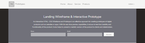 Interactive Wireframe t08